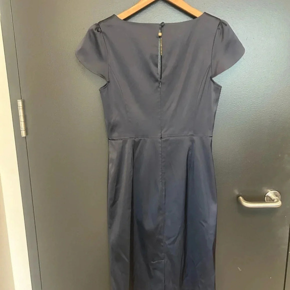 Monsoon London NWT dress  size 6 (10 UK) beautiful nylon blend and shimmery gray - Picture 2 of 13